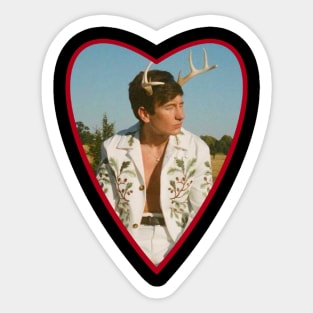 Heart and New Man Sticker